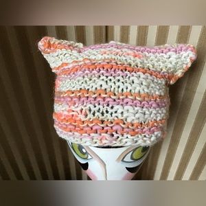 Handmade cat ear hat